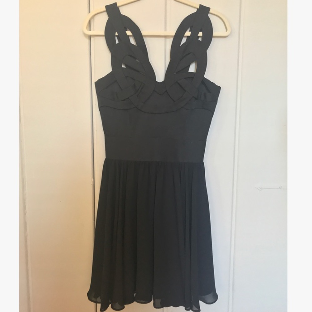 Reiss Size 4 Structured Cocktail Dress